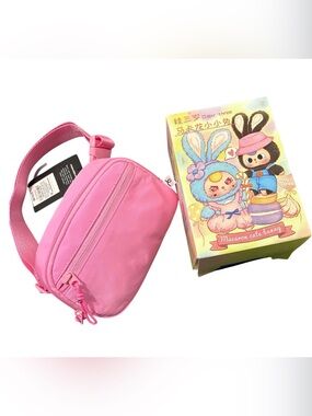 Crossbody Bag & Baby Three Bunny Plush